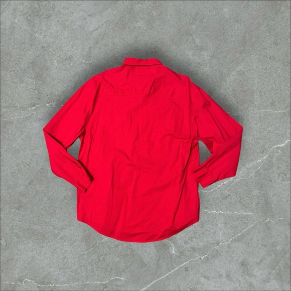 Red Button Up - Picture 5 of 7